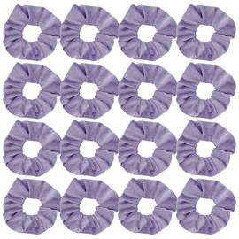 Semato Hair Scrunchies Velvet Elastics Scrunchies Hair Ties for Women Girls Hair Elastics Ponytail Holder Christmas Scrunchies Girl Accessories Elastic Hair Bands Scrunchie (light purple)