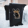 Extra Large 460mm 'African Wild Dog Face' Permanent Sticker Decal