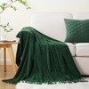 BATTILO HOME Chenille Knit Throw Blanket for Sofa, Soft Cozy