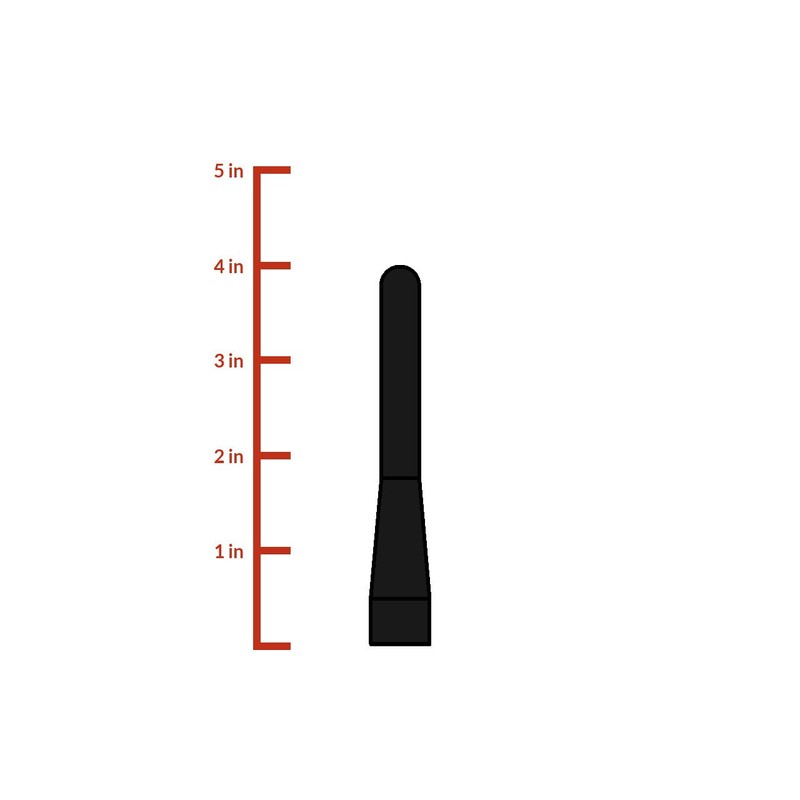 CravenSpeed Stubby Antenna Replacement for The Honda Goldwing GL1800 2006-2017