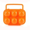 QUINTRA Egg Storage, Collapsible, 6 Handle Holders, Egg Container, Plastic