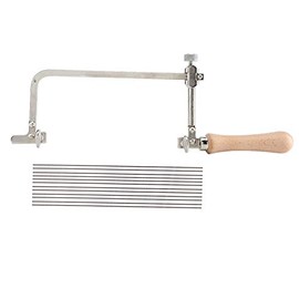 Jewelers Saw Scroll Saw Frame Kit, Coping Saw Wood Metal Scroll Saws for Woodworking Scroll Saw Wire DIY Handworking Steel Saw Jewelry Tool Adjustable Jeweler Saw Frame Set Jewellery Making Cutting