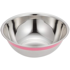 遠藤商事 18 – 8 Stainless Steel Color Line Ball 24 cm Pink abc8821 