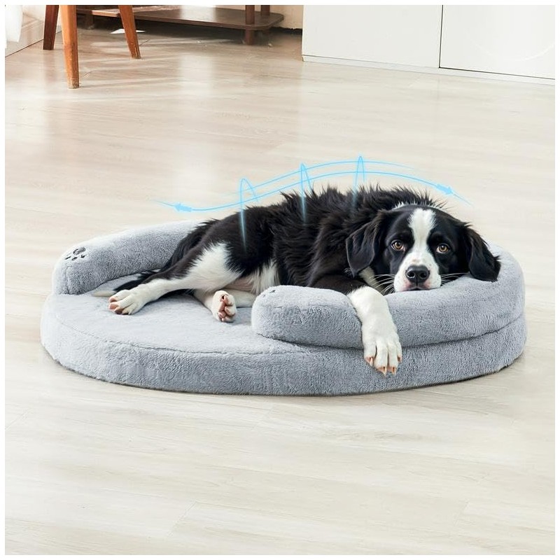 BurgeonNest Orthopedic Dog Bed for Large Dogs, Waterproof Soft Medium