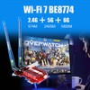 GLOTRENDS WiFi 7 BE8774 Tarjeta PCIe con Soporte de bajo