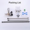 Touchless Bathroom Sink Faucet，Automatic Motion Sensor Faucets with 1 Hole