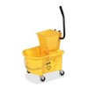 Splash Guard Mop Bucket/WringerGenuine Joe - Yellow/Black