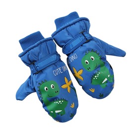 Kids Mittens Winter Windproof Waterproof Gloves Non Slip Gloves Thick Fleece Lined Warm Ski Gloves Cycling Gloves Gifts for Boys Girls