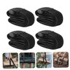 Tofficu 4pcs Durable Camping Binding Straps Multi Functional Tie Down