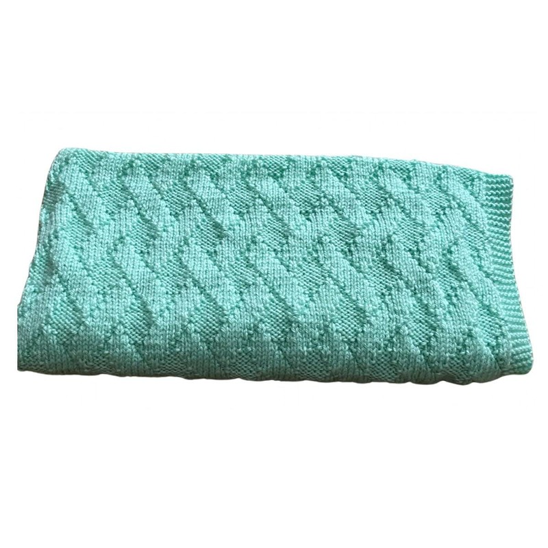 Peach Unicorn Designs Knitting Patterns for Baby Blankets x 2,