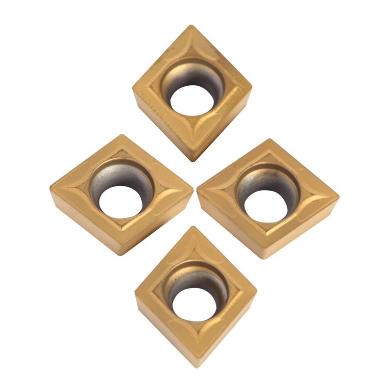 10pcs CNC Carbide Insert Cutters, Indexable Lathe Milling Inserts Turning
