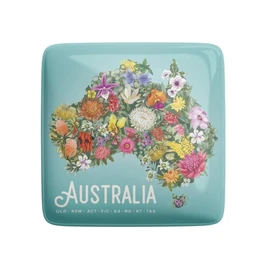 La La Land Fridge Magnet Gday Australia Map