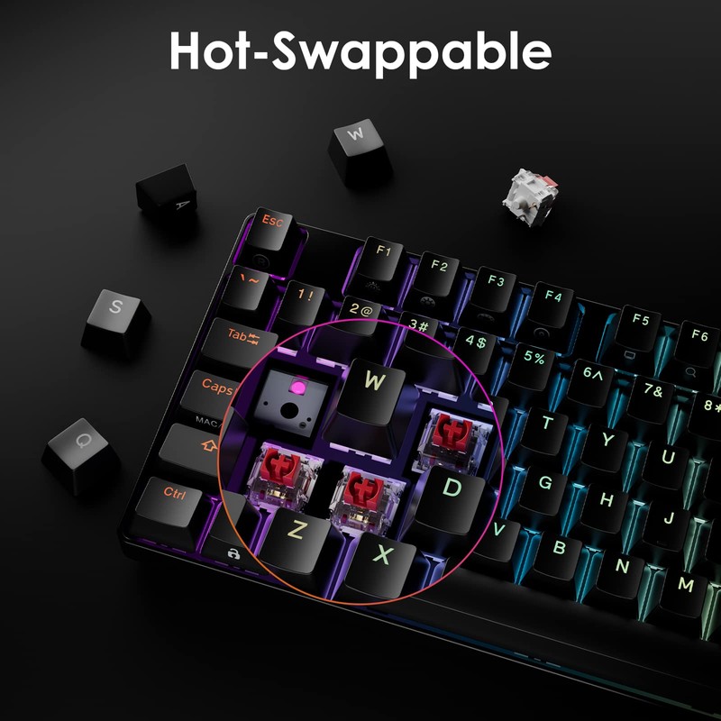 DURGOD TGK 300 Mechanical Gaming Keyboard for Windows Mac PC