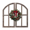 Sintosin Farmhouse Window Frame Wall Decor 30 Inch, Set of