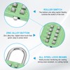 sourcing map Combination Padlock, 10-Digit Push Button Padlock 5-Position Locking