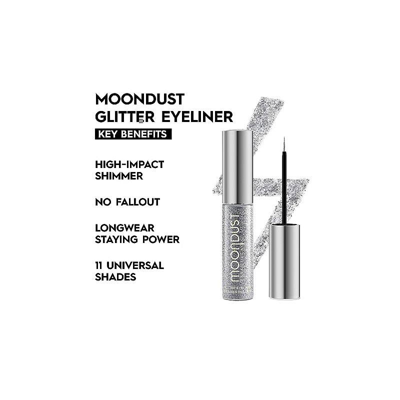 Urban Decay Moondust Glitter Eyeliner delineador líquido con glitter de
