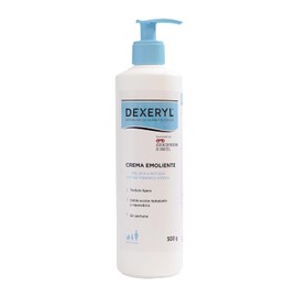 DEXERYL Crema Emoliente, Hidratación y Reparación para Piel Seca o Atópica | Fórmula con Vaselina, Parafina y Glicerol, 500g