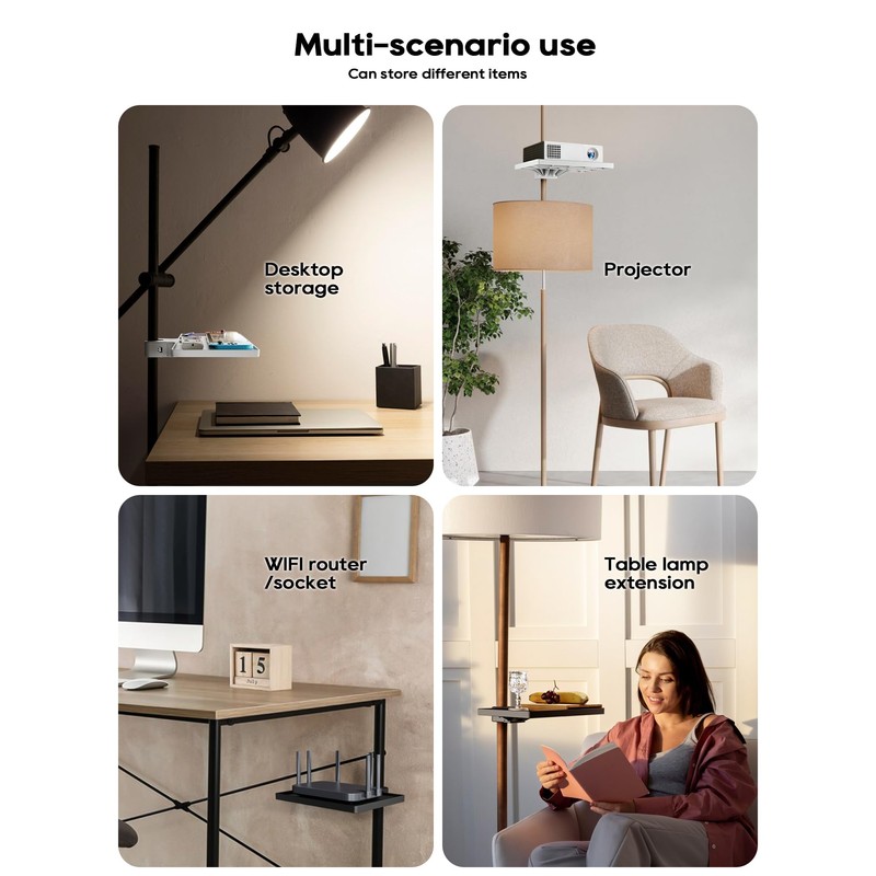 Universal Microphone Stand Tray (2, White)