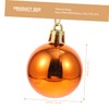 OHPHCALL Fillable Christmas Baubles 48pcs Large Red Christmas Tree Decorations