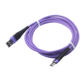 10ft USB Cable Purple Type-C Compatible with HMD Fusion/Boost Mobile Summit 5G (2024)/Cricket Icon 6, Charger Cord Power Wire USB-C Long