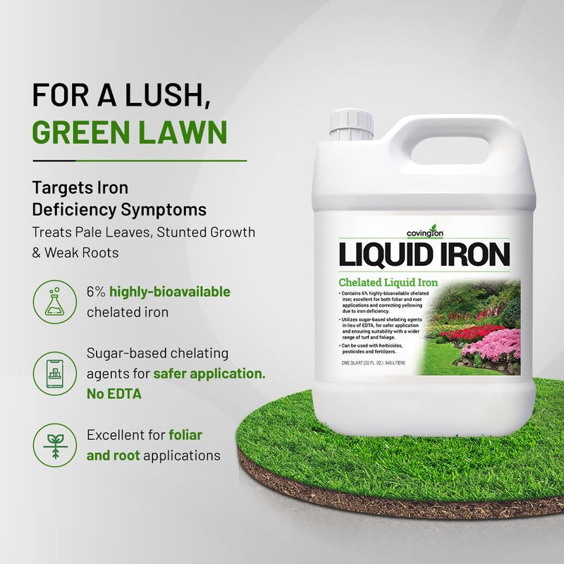 Covington Lawn Liquid Iron for Winter (32oz) – Chelated Iron