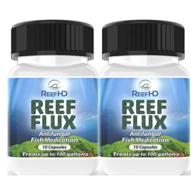 ReefHD Reeflux FIuconazole 200mg fungaI Fish lnfections lchthyophonus SaproIegnia KlLL Bryopsis Green Hair AIgae Aquarium Reef Flux AIgae Buster (Two Packs)