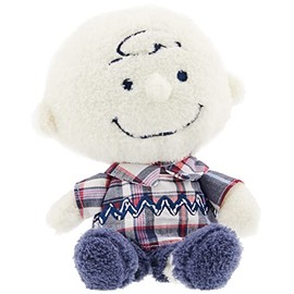 Nakajima Corporation 172990-22 Blueberry Check Charlie Brown S Plush Toy