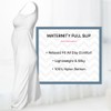 Valair Maternity Full Slip para Mujeres Embarazadas - Algodón/Lycra Superior,