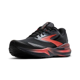 Brooks Women’s Adrenaline GTS 24 Weatherized Supportive Running Shoe - Black/Ebony/Hot Coral - 11 Medium