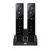 CTA Digital Wii Remote Dual Charge Station with 2 Rechargeable