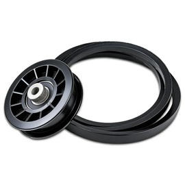 539110311 & 539110411 Drive Idler Pulley and Belt Kit Replacement for Husqvarna Z254F Z200 RZ4623 Lawn Mowers - Replaces 607163 14259 12400