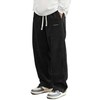 Hidkat Mens Corduroy Casual Pants Fashion Loose Fit Wide Leg