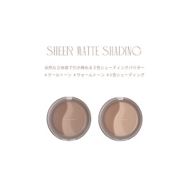 Ririmew Sheer Matte Shading [Cosmetics/Shading Powder Produced by Rino Ishihara] (01 Gureju Tone)