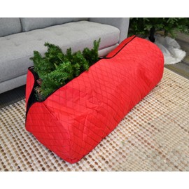 Simple Living Solution's Premium 9ft Quilted Rolling Christmas Tree Storage Bag