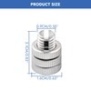 25 Pcs Aluminum Split Bolt Joint Clamp Silver Fence Wire