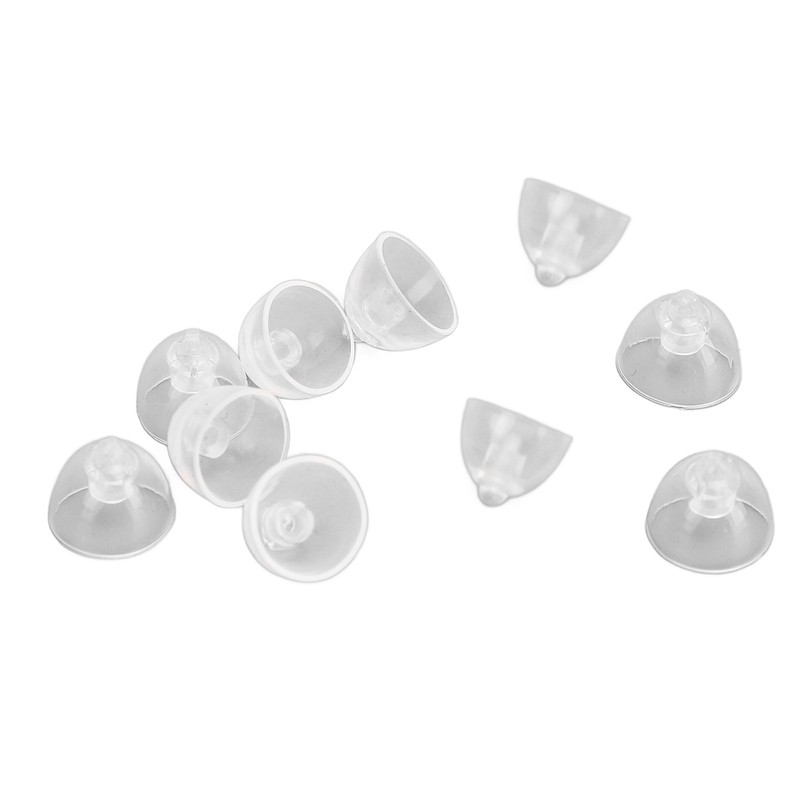 10pcs Sound Amplifier Closed Domes Single Layer Double Hole Silicone
