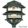 Nuvo SF77/323 One 2 Louver Hood Outdoor Pagoda Landscape Pathway