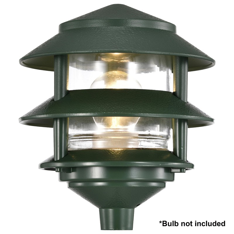 Nuvo SF77/323 One 2 Louver Hood Outdoor Pagoda Landscape Pathway