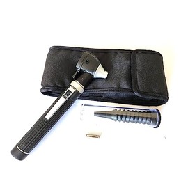 Fiber Optic Mini Otoscope Black Color (Diagnostic Set)