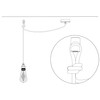 Surface-Mounted Cable Holder for Textile Cable, Monkey Swing, Ceiling and