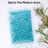 Blue AB Rhinestones Bulk, 10000PCS Flat Back Round Jelly AB