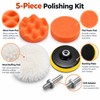 Car Polishing Pad Kit for Auto Detailing – 5-Piece Foam