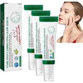 Suero Facial con Nicotinamida, Corrector de Manchas Oscuras, Elimina Pecas y Acné, Mejora la Melanina, Brillo para Rostro Opaco (3 PCS)