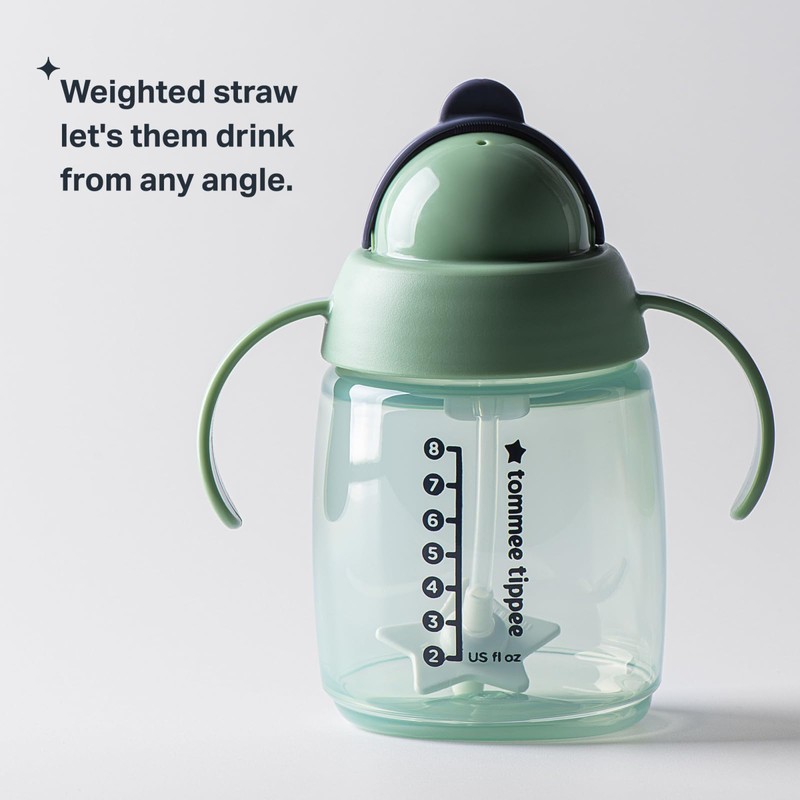 Tommee Tippee Starter Weighted Straw Baby & Toddler 10oz Sippy