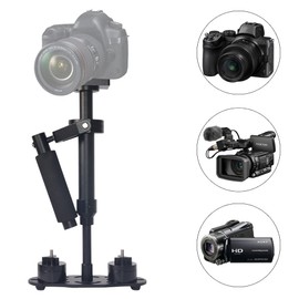 Mcoplus 16"/40cm Camera Handheld Video Stabilizer with Quick Release Plate 1/4" Screw for Canon, Nikon, Sony, Panasonic DSLR Camera and Video Cameras Loading 3.3lbs/1.5kg