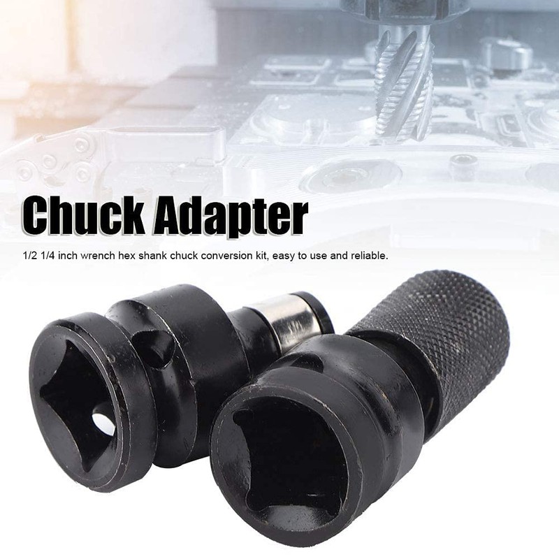 LiebeWH 2 x Socket Adapters 1/2 Inch Square Drive to