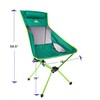 Cascade Mountain Tech Outdoor High Back Lightweight Camp Chair with