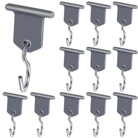 YJWZWE RV Awning Hooks for Lights RV Awning Light Clips Hanger Camper Awning Accessory Hangers for Camping Tent Indoor Outdoor 12 Pcs