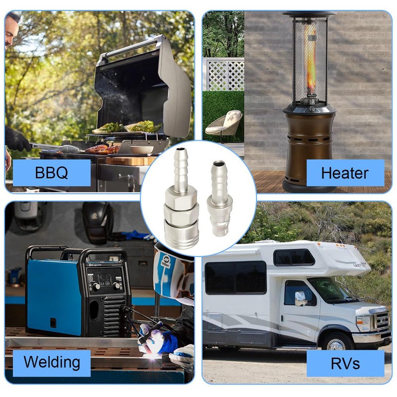 Xiatiaosann Hose Quick Coupling 8 mm Compressor Coupling Pneumatic Coupling