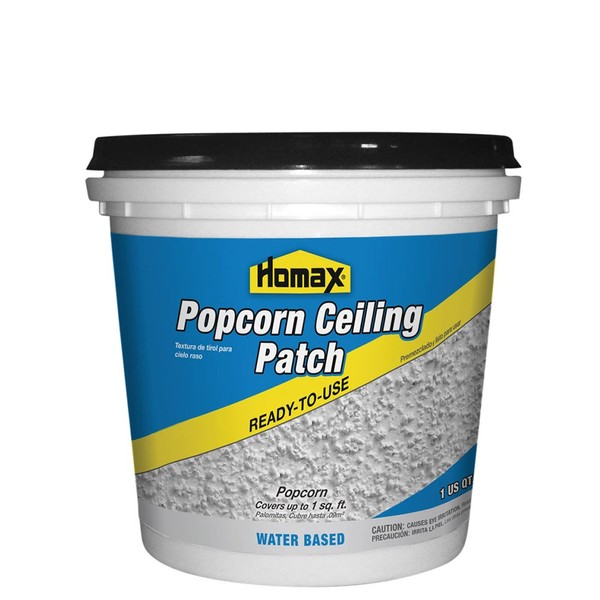 Popcorn Ceiling Patch, White, 1 Quart., Ceiling Repair